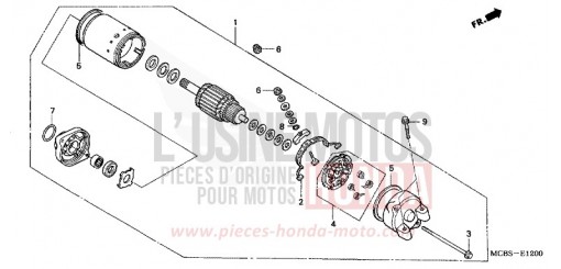 MOTEUR DE DEMARRAGE XL650V5 de 2005